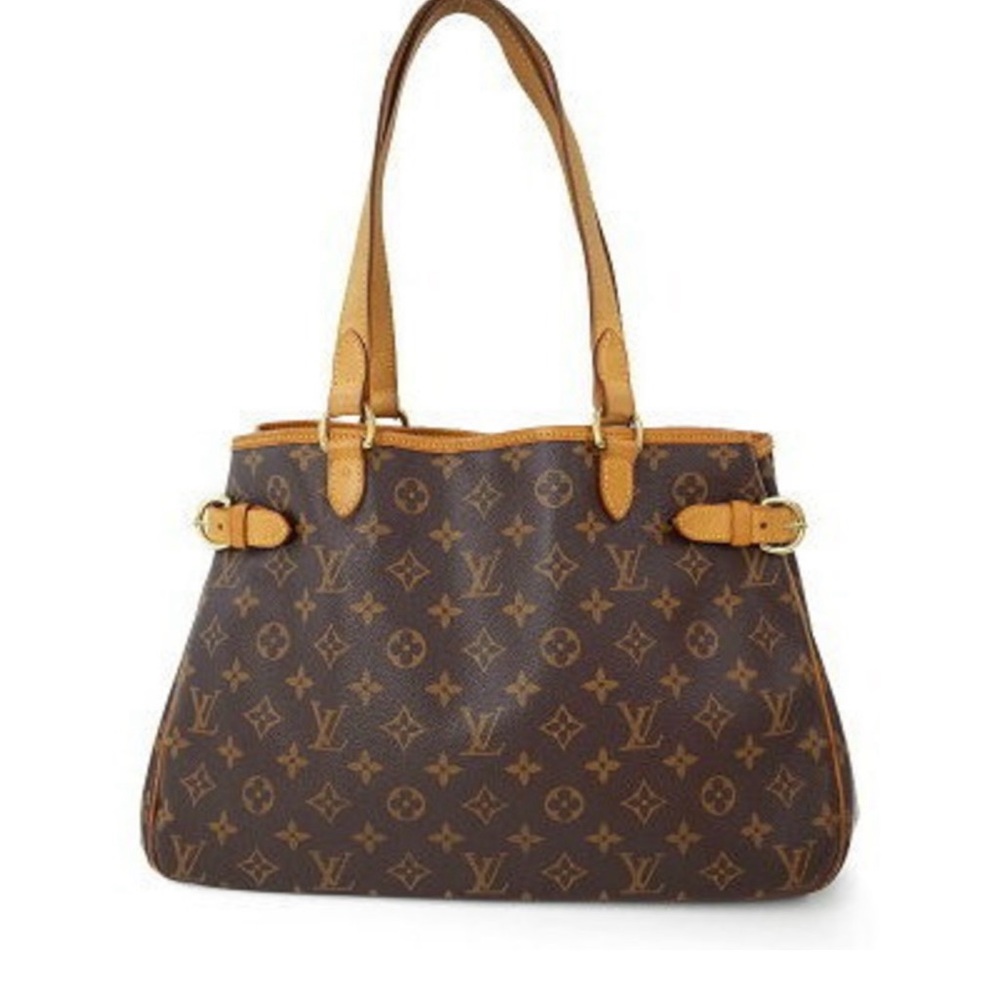 Louis Vuitton Brown and Tan Monogram Shoulder Bag
